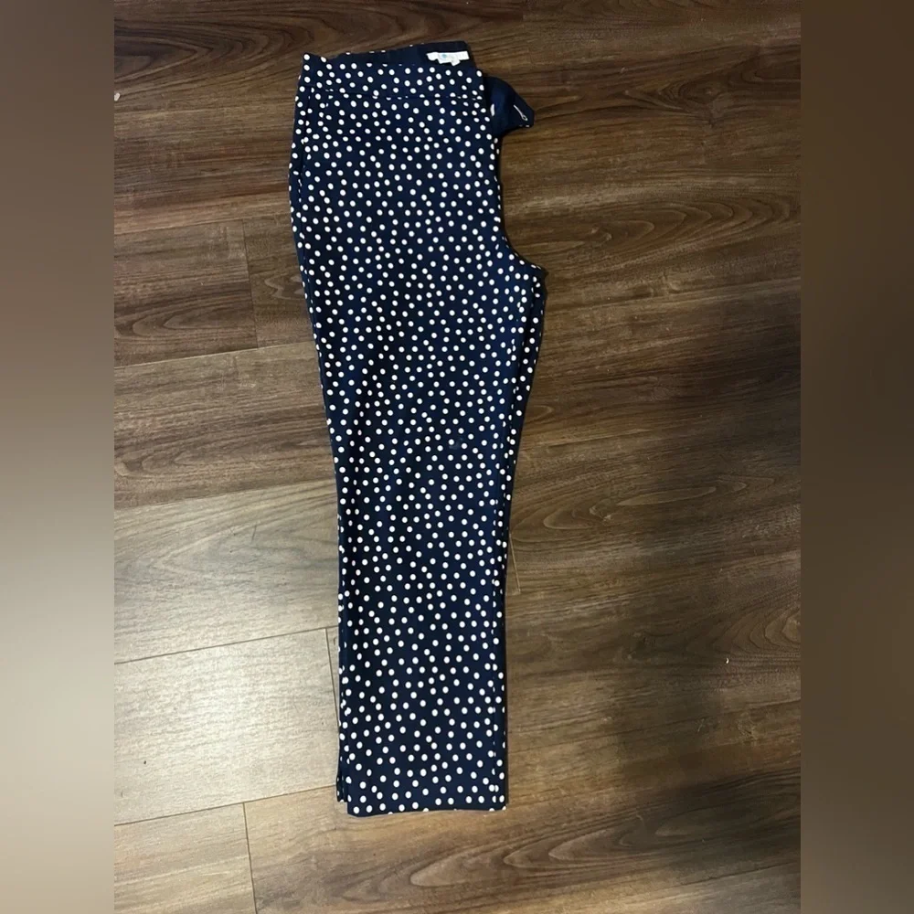 Boden Pants Women's Size 12R Navy Blue Polka Dot
Crop Ankle - Picture 4 of 7